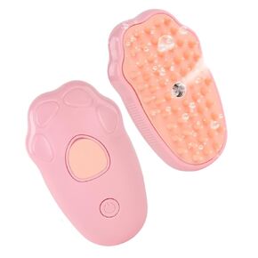 Cat Steam Brush, 3 in 1 Steamy Pet Brushes with Silicone Bristles, Steamy Brush for Shedding, Massage, Grooming, Cleaning, Pet Hair Brushes, Spritz Defur Comb For Cats & Dogs