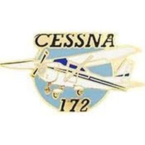 Skyhawk 172 Civilian Aircraft Airplane Hat or Lapel Pin