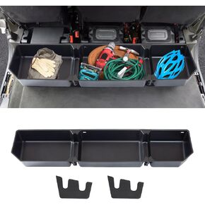 Under Seat Storage Box Fitment for (2015-2024) F150 SuperCrew & Crew Cab, (2017-2024) F250 F350 F450 F550 Super Duty (15-24)