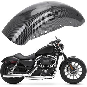واقي الطين للحاجز الخلفي للدراجة النارية مناسب لـ Harley Sportster 883 XL883 1200 XL1200 2004-2023 نمط ألياف الكربون ABS in Kuwait