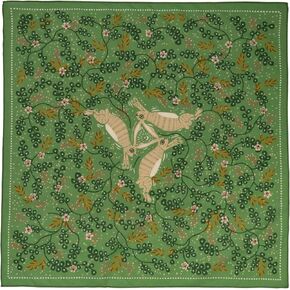The Classic three hares Bandana 100% cotton kerchief, extra soft cotton - for Men & Women