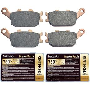 وسادات فرامل HH ملبدة متوافقة مع EBC FA174HH/HONDA/KAWASAKI/SUZUKI/YAMAHA (عبوتان)
