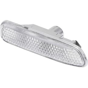 No.63132228591 Side Marker Light Cover for BMW E46 4DR 1999-2001 Waterproof White Blinker Corner Parking Light Turn Signal Light Lens Plastic 1 Pcs