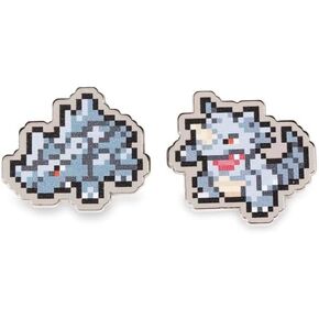 Pokemon Pokémon Center: Rhyhorn & Rhydon Pokémon Pixel Pins (2-Pack)