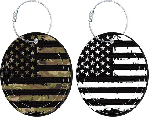 Round Cute Luggage Tags 2 Pack Moon Sun Creative Baggage Tags,Cruise Travel Baggage Suitcases Tag with Stainless Steel Loop ID Tag Privacy Flap in Saudi Arabia
