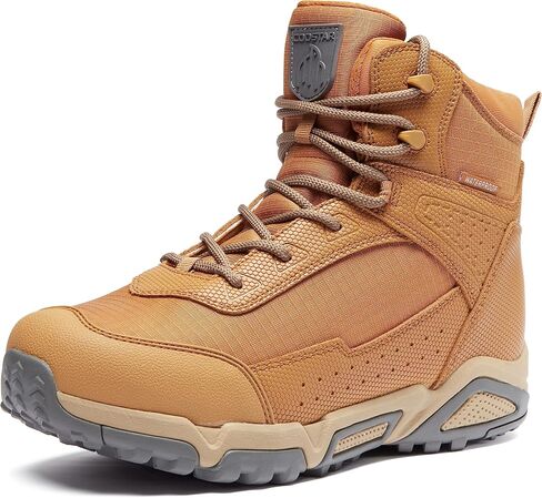 Men's Water-Resistant Work Boots Lightweight Tactical Boots Non-Slip Hiking Boots for Men in Saudi Arabia