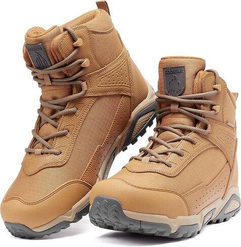Men's Water-Resistant Work Boots Lightweight Tactical Boots Non-Slip Hiking Boots for Men in Saudi Arabia