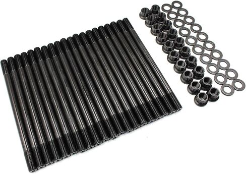 مجموعة مسمار مسمار الرأس متوافقة مع 2003-2007 Ford F250 F350 F450 F550 E350 E450 Excursion 6.0L أسطوانة ديزل V8 Powerstroke تحل محل 250-4202 in Kuwait