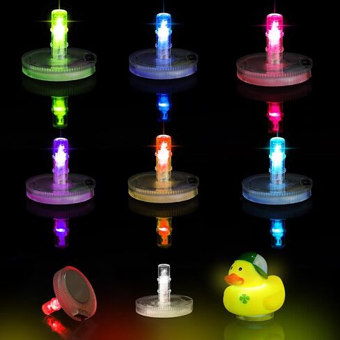 Light Up Duck Plug，Led Lamp Rubber Duck Mount, 16 Luminous Modes On-Off Control Flock Locker Rubber Duck Holder for Car Dash and Fixed Display (4 PCS) in Saudi Arabia