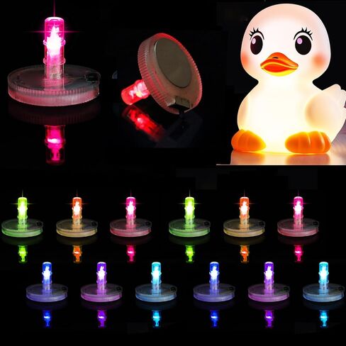 Light Up Duck Plug，Led Lamp Rubber Duck Mount, 16 Luminous Modes On-Off Control Flock Locker Rubber Duck Holder for Car Dash and Fixed Display (4 PCS) in Saudi Arabia