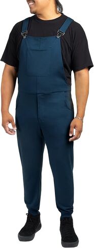 ملابس رياضية للجنسين من Swoveralls - مريلة مريحة بشكل عام مع أساور الركض، وأشرطة قابلة للتعديل، وسحاب، و6 جيوب in Kuwait