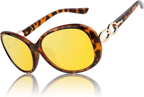 نظارات CGID للرؤية الليلية للقيادة للنساء مضادة للوهج نظارات أمامية مستقطبة UV400 in Kuwait