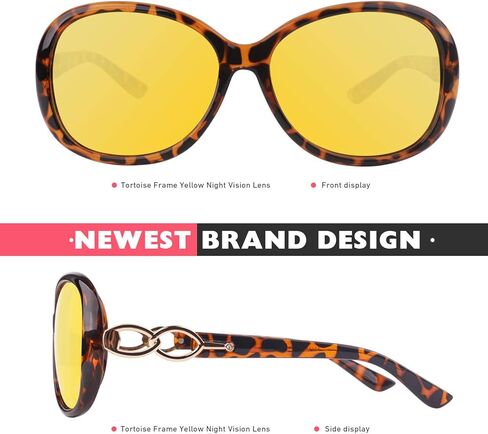 نظارات CGID للرؤية الليلية للقيادة للنساء مضادة للوهج نظارات أمامية مستقطبة UV400 in Kuwait