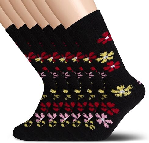 HENNY RUE Womens Novelty Socks,Strawberry Socks,Cute Fancy Crew Socks Dress Socks Girls,Casual Cotton Crew Socks in Saudi Arabia
