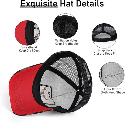 AJG Trucker Hats for Men/Women - Vintage Adjustable Trucker Hat,Retro Baseball Cap,Baseball Hats for Men Outdoor Fishing,Golf in Saudi Arabia