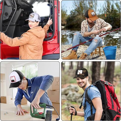 AJG Trucker Hats for Men/Women - Vintage Adjustable Trucker Hat,Retro Baseball Cap,Baseball Hats for Men Outdoor Fishing,Golf in Saudi Arabia