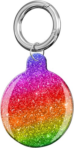 متوافق مع غطاء حافظة AirTag، حافظة تعقب واقية لطيفة مع حامل سلسلة مفاتيح حلقية لبطاقة Airtag، غطاء Airtag مقاوم للخدش للمحفظة والأمتعة والقطط والكلاب والحيوانات الأليفة (أناناس الزهرة الاستوائية) in Kuwait