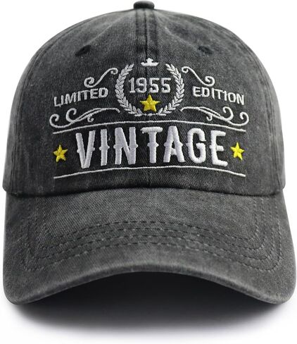 90th 80th 70th 60th 50th 40th 30th Birthday Gifts for Men Women, Vintage 1935 1945 1955 1965 1975 1985 1995 Hat in Kuwait