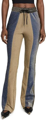 BruceGlen Women's Metallic Drawstring Track Pants in Saudi Arabia