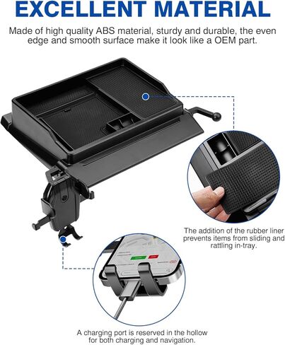 حامل هاتف Autorder جبل لسوزوكي جيمي 2019 2020 2021 2022 2023 2024 2025 JB64 JB74 ملحقات وحدة التحكم المركزية منظم لوحة القيادة مع حامل الهاتف مع حصيرة مضادة للانزلاق in Kuwait