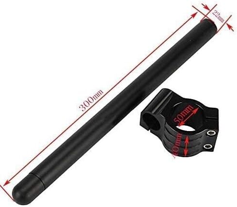 50mm Motorcycle Handlebars 7/8" Motorcycle Fork Clip ons Handlebars for Hon-da CB500 CB650 CB750 1969-1982 CBX CL77 MR250 SL350 CB450 CL450 CX500 GB500 GL500 CB550 Su-zuki TS-250 GN-400 GT-550 GS-10 in Saudi Arabia