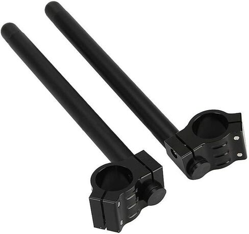50mm Motorcycle Handlebars 7/8" Motorcycle Fork Clip ons Handlebars for Hon-da CB500 CB650 CB750 1969-1982 CBX CL77 MR250 SL350 CB450 CL450 CX500 GB500 GL500 CB550 Su-zuki TS-250 GN-400 GT-550 GS-10 in Saudi Arabia