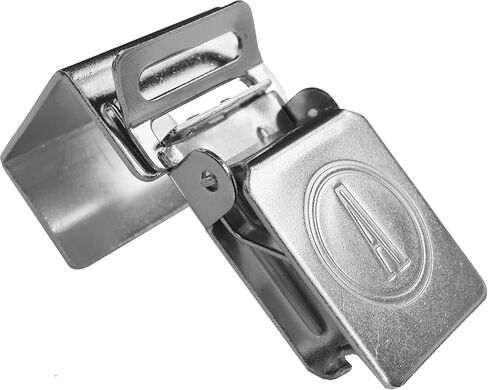 مشابك سجادة تمساح كبيرة لعرض السجاد الثقيل على الأذرع ورفوف العرض - تناسب قضبان مربعة مقاس 1 بوصة - أسود مطفي، 10 مشابك in Kuwait