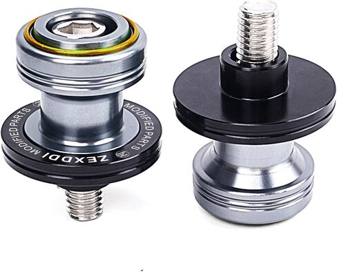 8MM Universal Fit For GSXR 600 750 1000 GSXS 750 Ninja 500 650 ZX6R ZX10R Z650 Z900 CBR 600RR 1000RR S1000RR CNC Motorcycle Swingarm Spools Sliders Stand Screws (Black) in Saudi Arabia