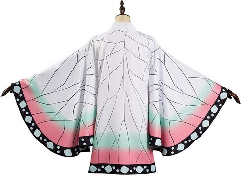 Haydory Women Kochou Shinobu/Agatsuma Zenitsu/Rengoku Kyoujurou Cloak Cosplay Costume Kimono Cape Robe Halloween Suit Adult in Saudi Arabia