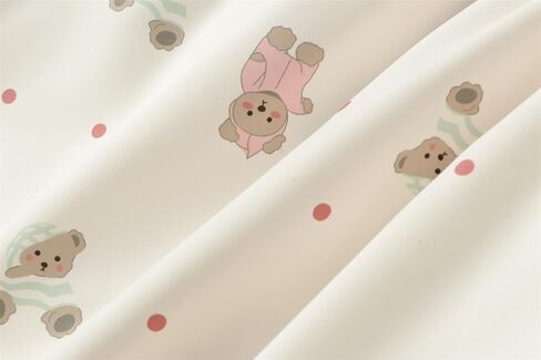 Mud Kingdom Girls Hooded Jacket Long Sleeve Cartoon Bear Print Outerwear Pocket Zipper Cute in Saudi Arabia