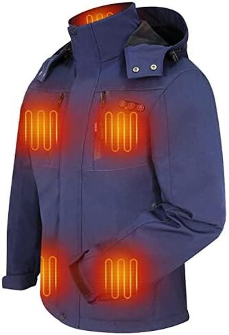 سترة ARRIS للنساء للتدفئة الكهربائية معطف أزرق للتدفئة مقاس صغير in Kuwait