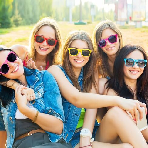 20 Pairs Wholesale Sunglasses for Men Women in Bulk Retro 70s 90s Adult Cheap Glasses for Party Supplies (Black) in Saudi Arabia