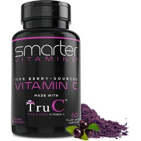 (3 Pack) Raw Whole Food Vitamin C Natural Immune Support from Berries, Premium Antioxidants, Bioflavonoids & Polyphenols, 180 Vegan Capsules