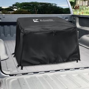 5th Wheel Hitch Cover with Plush Lining,Heavy Duty Waterproof Anti-UV Fifth Wheel Trailer Hitch Cover,for RVK3500,RVK3300,RVK3700,RVK3775 Models(Only Cover,Black)