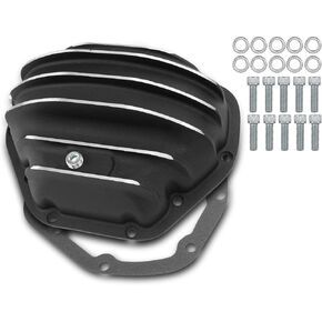 A-Premium Rear Differential Cover with Gasket Compatible with Dodge Ram 2500 3500 1994-2002 Ford F-350 F-450 Super Duty GMC C3500HD, fit for DANA 80