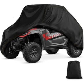 UTV Cover 2 Seater All-Weather Protection Waterproof Outdoor Heavy Duty Side by Side Covers Compatible with Yamaha Polaris RZR Can-Am CFmoto Honda Kawasaki Suzuki