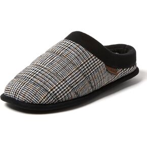 Dearfoams Men's Breathable Memory Foam Asher Clog House Shoe Slipper