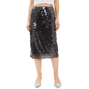 WAYF Women's All That Glitters Midi Skirt in Kuwait