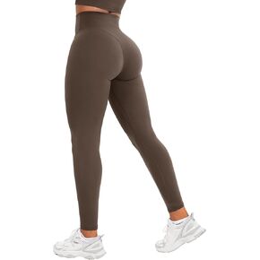 VOYJOY High Waisted Workout Gym Leggings for Women Full Length Soft Yoga Pants Tummy Control