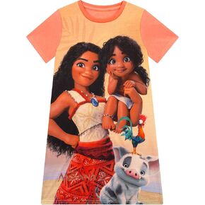 Disney Moana Nightgown | Girls' Nightgowns & Sleep Shirts | Moana 2 Nightgown For Girls | Princess Nightgowns For Girls