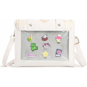 Cute Ita Bag Crossbody Small Purse Pin Display Messenger Bag with Insert