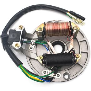 2 لفائف الإشعال مغناطيسي الجزء الثابت لوحة ل 50cc 70cc 90cc 110cc 125cc Taotao Kazuma Baja SSR الصينية ATV رباعية الترابية دراجة سكوتر
