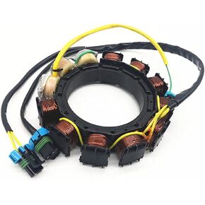 Stator For Mercury Outboard 40Amp 174-0002 858404A3 858404A4 398-858404T4 135 140 150 175 200 240HP 2000-2007 2Stroke 6Cyl EFI Carb SportJet