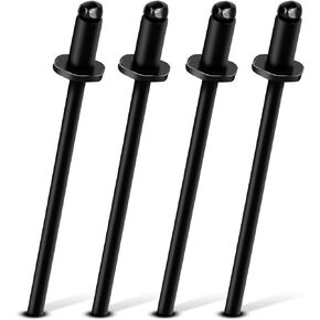 4PCS Stainless Steel Rosette Rivets Replacement for Chrysler, GM, Ford, AMC Cars - Vehicle Identification Number (VIN) Door Tags Fasteners - Durable & Easy Install