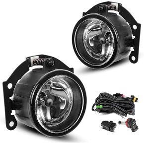 AUTOSAVER88 Fog Lights Compatible with 2010 2011 2012 2013 2014 2015 Mitsubishi Outlander 2011 2012 2013 2014 2015 Outlander Sport(Without Integrated DRL) Fog Lamps Replacement