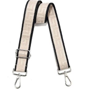 LEMEDE Wide Purse Strap Replacement Crossbody Canvas Shoulder Bag, Universal Adjustable Straps for Bags(59"long)
