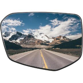 Passenger Side Mirror Replacement for 2016-2021 Honda Civic, 2018-2022 Honda Envix, 2019-2022 Honda Crider - Right Side Mirror Glass, Rear View Mirrors Glass (76203-TEA-T01)