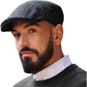 Donegal Touring Cap Tweed, Slim Fit, Curved Peak, 100% Harris Tweed, Made in Ireland