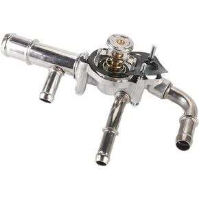Engine Coolant Thermostat Housing Assembly - Compatible for Chevrolet Malibu 2008-2012 for Cadillac XTS 2013-2019 for GMC Terrain 2010-2017 - Replace Part 12638836 902693