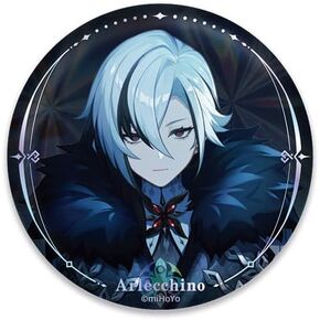 Genshin Impact A Winter Night's Lazzo Themed Series Character Badge